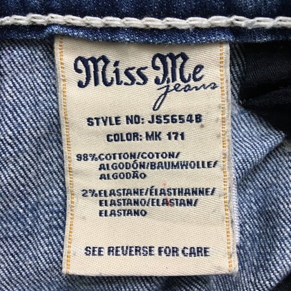 Miss Me Classic Bootcut Denim Jeans Size 28 x 32.5" - Picture 14 of 16